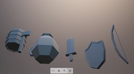 Medieval Low Poly Items